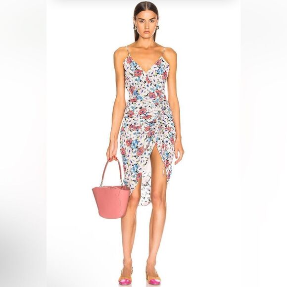 Veronica Beard Annabelle Silk Floral Mini Dress Size 6 - Picture 2 of 12